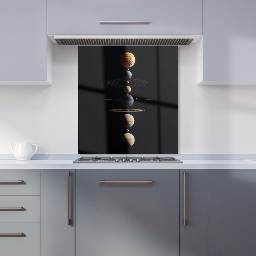 Click to view product details and reviews for Balanced Planets In Space Kitchen Splashback W600mm X H650mm.