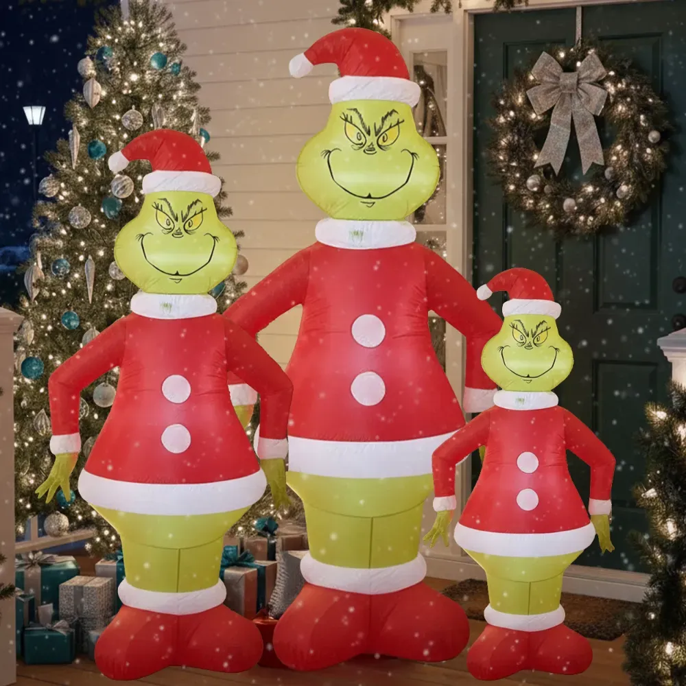 4 Ft / 120cm Inflatable Grinch Decoration