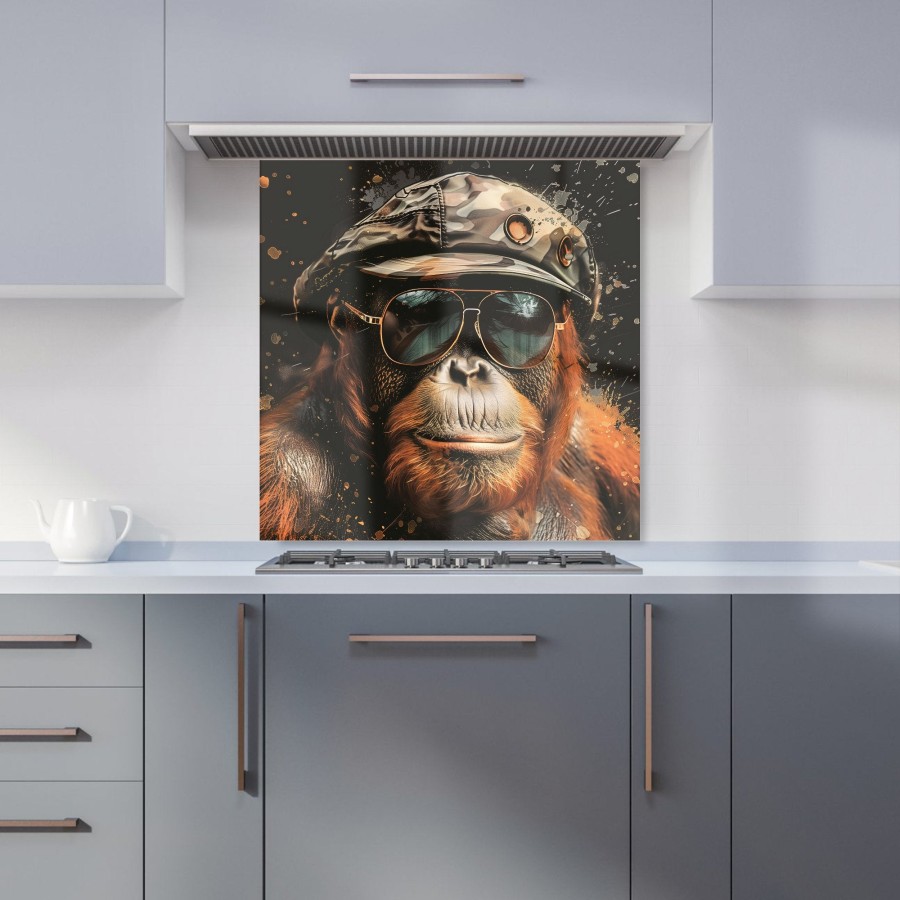 Click to view product details and reviews for Cool Orangutan Kitchen Splashback W600mm X H600mm.