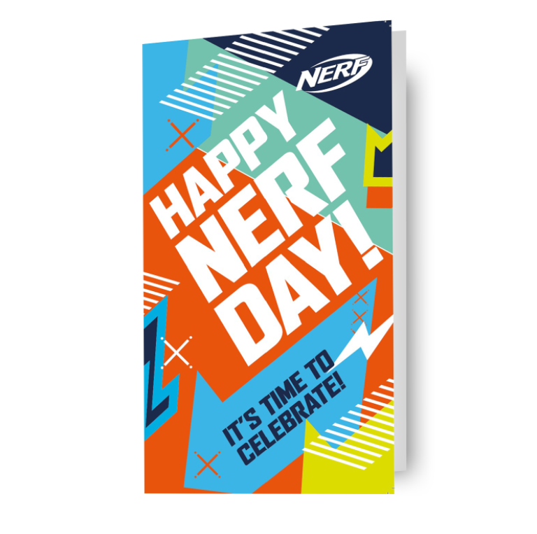 Click to view product details and reviews for Nerf Happy Birthday Card.