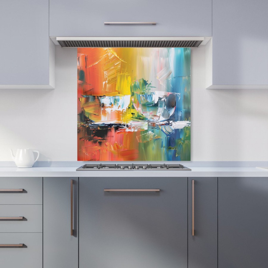 Click to view product details and reviews for Impressionists Palette Colorful Abstraction Kitchen Splashback W600mm X H600mm. Click to view product details and reviews for Impressionists Palette Colorful Abstraction Kitchen Splashback W600mm X H600mm.