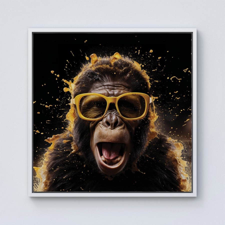 Click to view product details and reviews for Splashart Monkey Face With Yellow Glasses Framed Canvas 10 X 10 White. Click to view product details and reviews for Splashart Monkey Face With Yellow Glasses Framed Canvas 10 X 10 White.