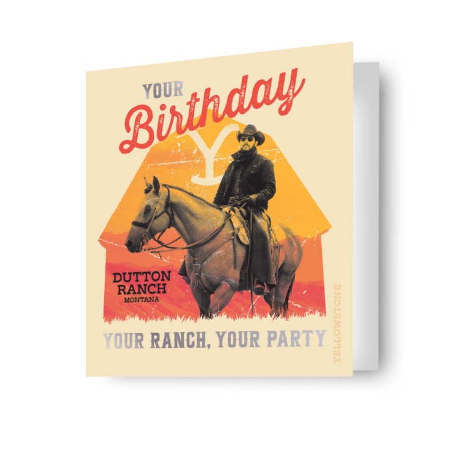 Yellowstone Birthday Card