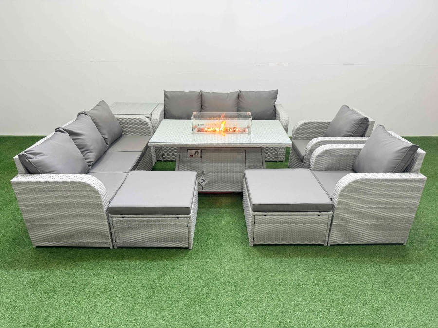 Click to view product details and reviews for Fimous Pe Rattan High Back Lounge Sofa Set Patio Firepit Dining Table Chairs Set With 3 Seater Sofa Reclining Chair 2 Big Footstool Side Table Light. Click to view product details and reviews for Fimous Pe Rattan High Back Lounge Sofa Set Patio Firepit Dining Table Chairs Set With 3 Seater Sofa Reclining Chair 2 Big Footstool Side Table Light.