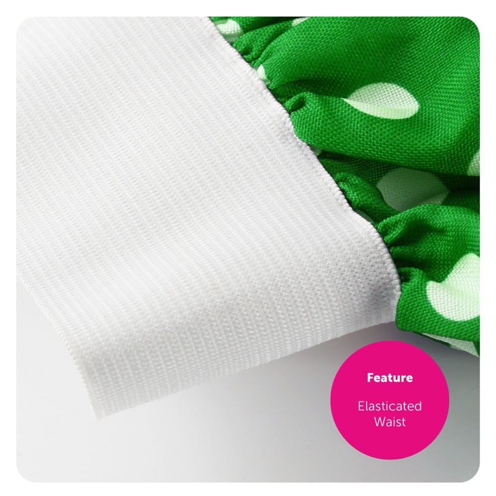 Ladies 1950's Green Polka Dot Skirt