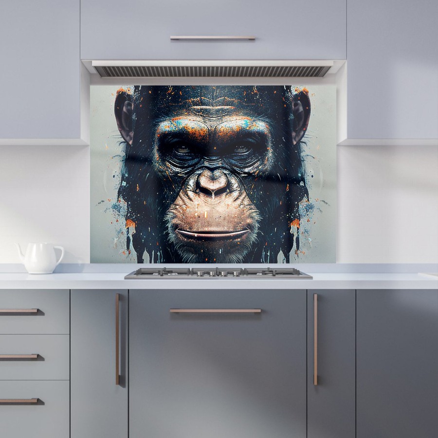 Click to view product details and reviews for Gorilla Face Splashart Kitchen Splashback W595mm X H745mm.