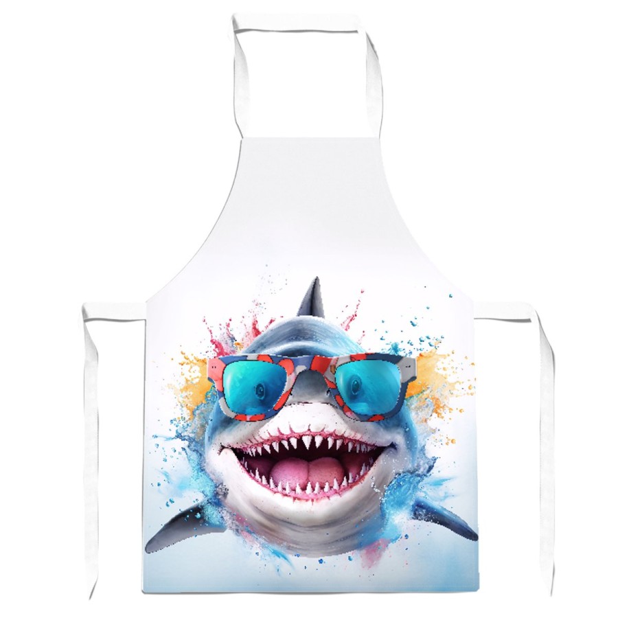 Click to view product details and reviews for Splashart Shark In Glasses Apron Adult. Click to view product details and reviews for Splashart Shark In Glasses Apron Adult.