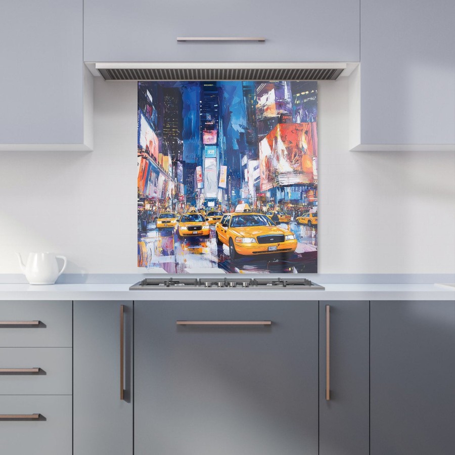 Click to view product details and reviews for Neon Nights Times Square Buzz Kitchen Splashback W700mm X H650mm.