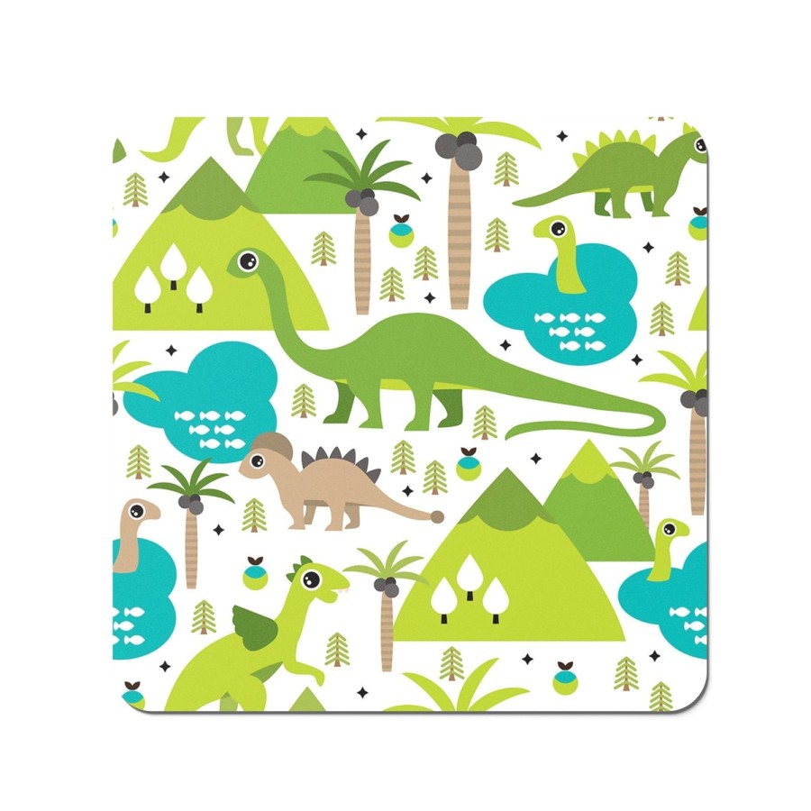 Click to view product details and reviews for Baby Dinosaur Print Coasters.