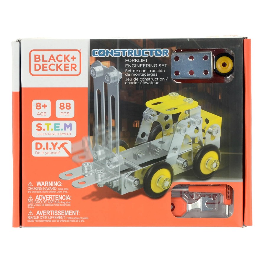Click to view product details and reviews for Black Decker Build A Forklift Truck Engineering Set 88 Pieces.