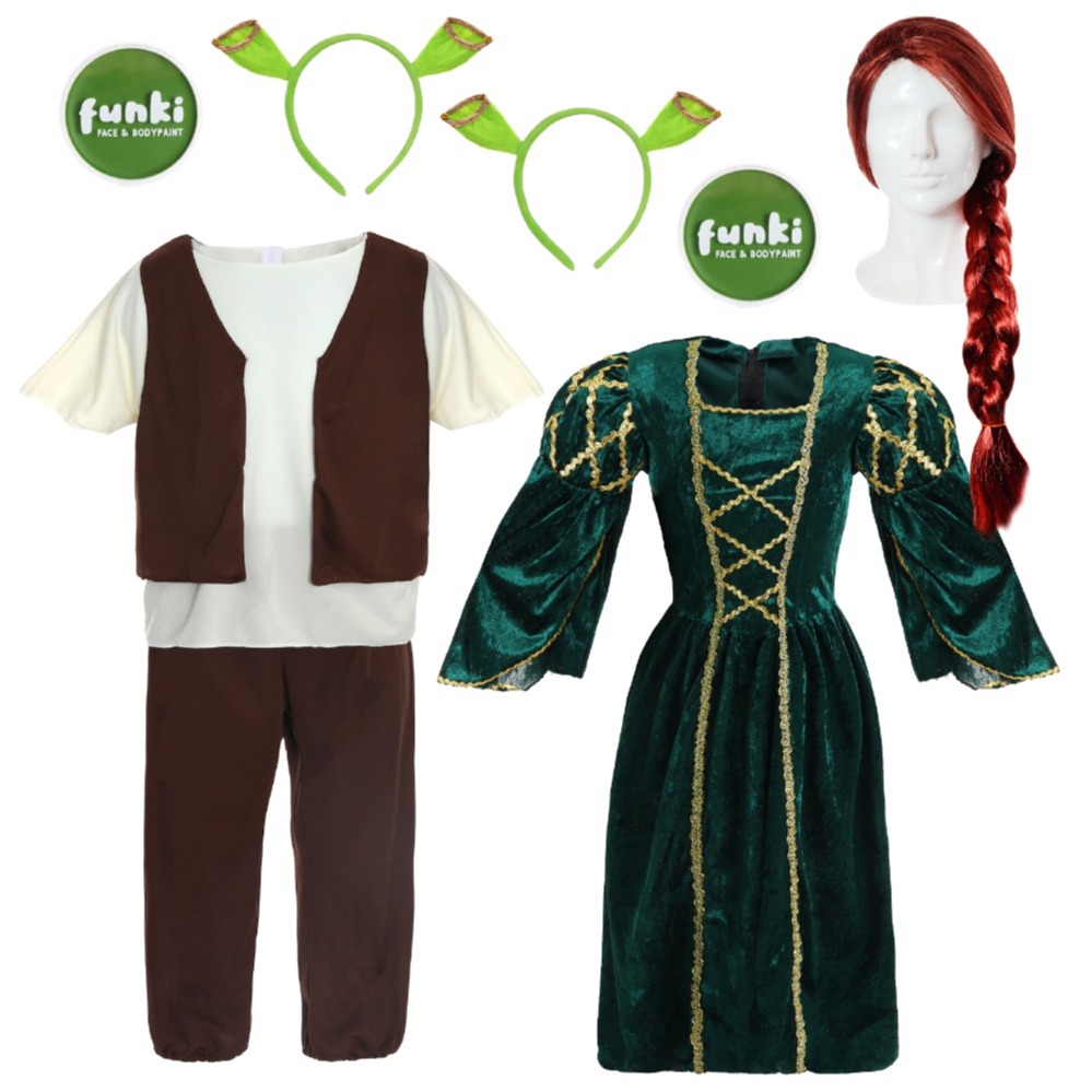 Adults Couples Green Ogre Costume