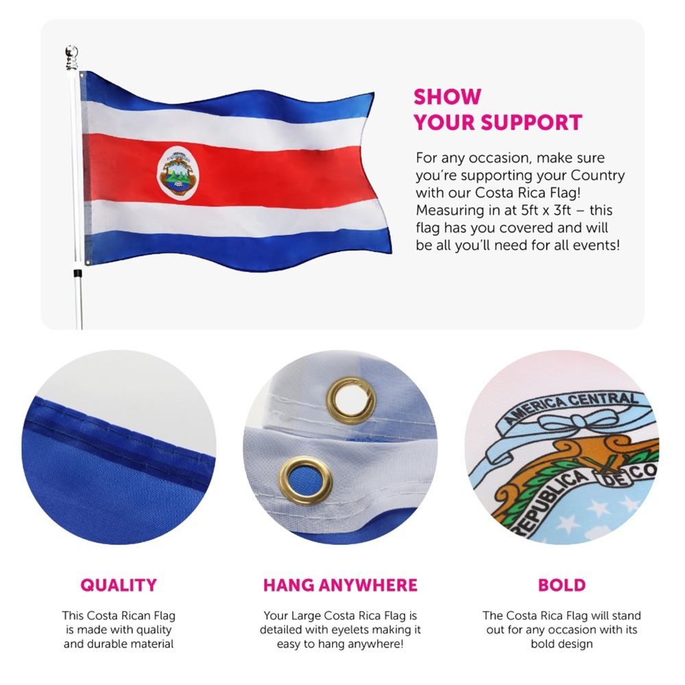 Costa Rica Flag
