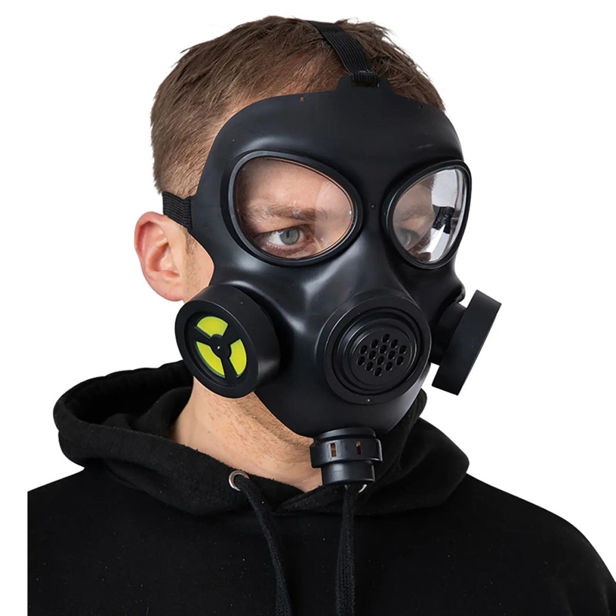 Click to view product details and reviews for Adults Gas Mask Nuclear Scientist Fancy Dress Novelty Respirator.