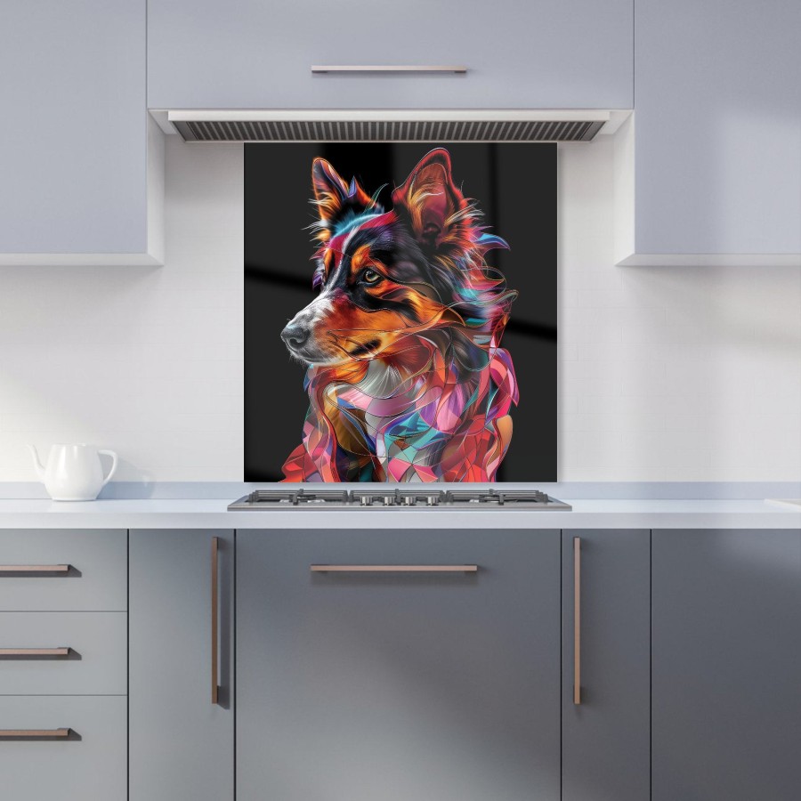 Click to view product details and reviews for Colorful Collie Dreams Kitchen Splashback W600mm X H650mm.