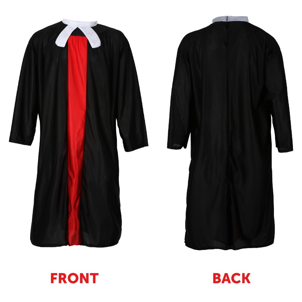 Adults TV Judge Costume Set - Robe & Glasses