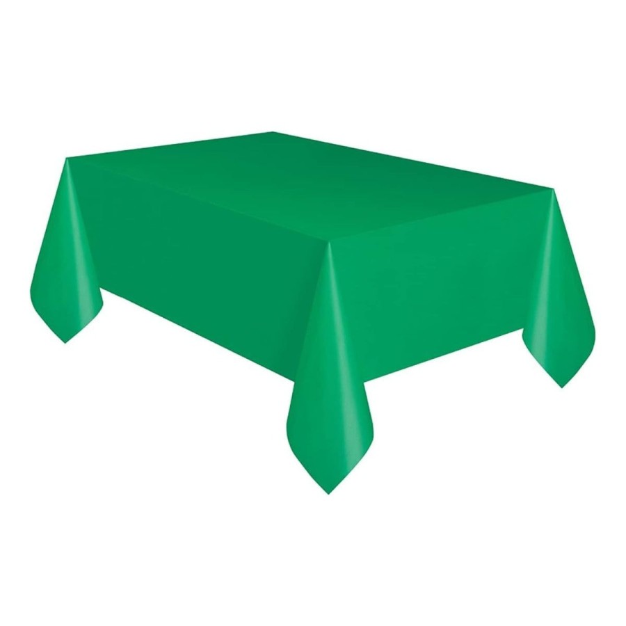 Click to view product details and reviews for Emerald Green Plastic Table Covers For Parties And Events 137m X 274m.