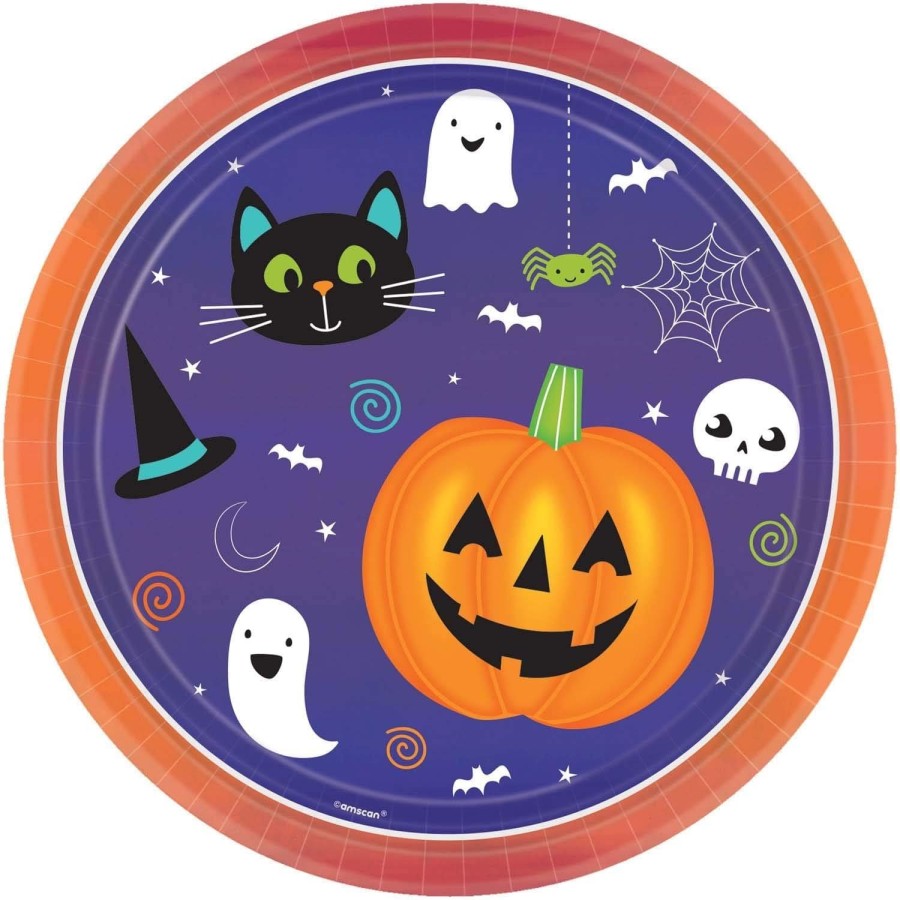 Click to view product details and reviews for Hallo Ween Friends Paper Plates 8pk.