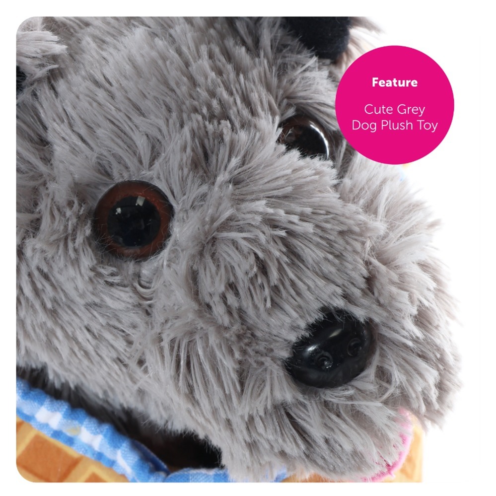 Soft Gingham Basket & Toto Dog Toy Set