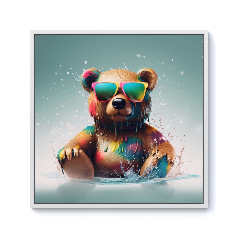 Click to view product details and reviews for Splashart Bear In Glasses Framed Canvas 10 X 10 White. Click to view product details and reviews for Splashart Bear In Glasses Framed Canvas 10 X 10 White.