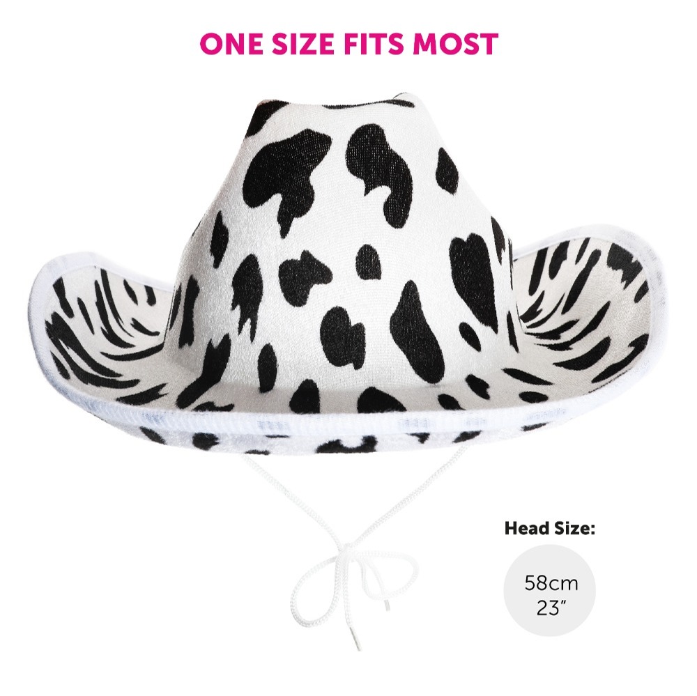 Macho Man Wrestler Accessory Set with Cow Print Hat