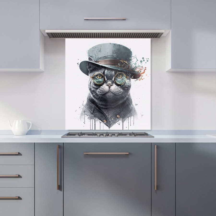 Click to view product details and reviews for British Shorthair Cat Splashart Kitchen Splashback W700mm X H650mm.