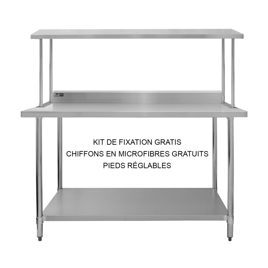 Click to view product details and reviews for 5ft Catering Bench With Single Over Shelf.