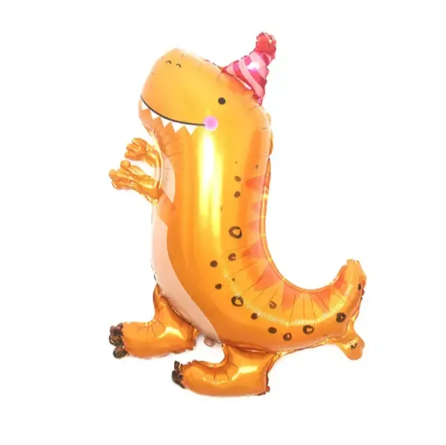 Cute Dinosaur Foil Balloon - Self-Sealing, Reusable Party Decor