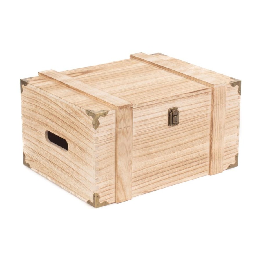 6 Bottle Wooden Wine Chest