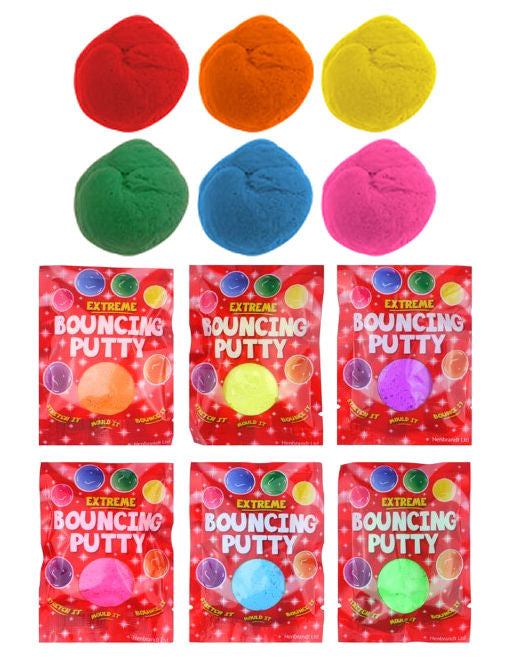6 Bouncing Putty Bags
