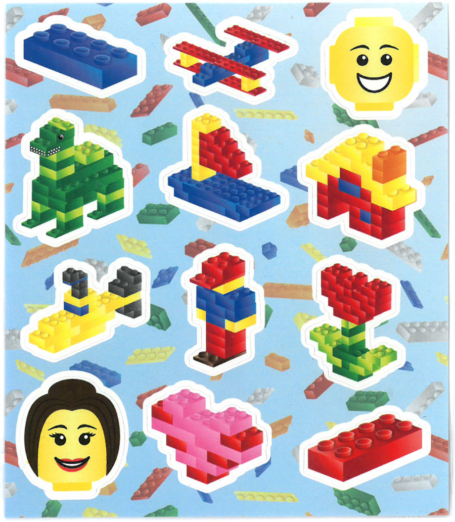 6 Brickz Sticker Sheets