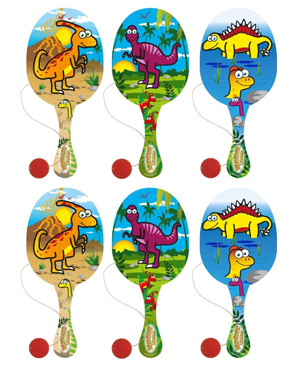 6 Dinosaur Paddle Bats