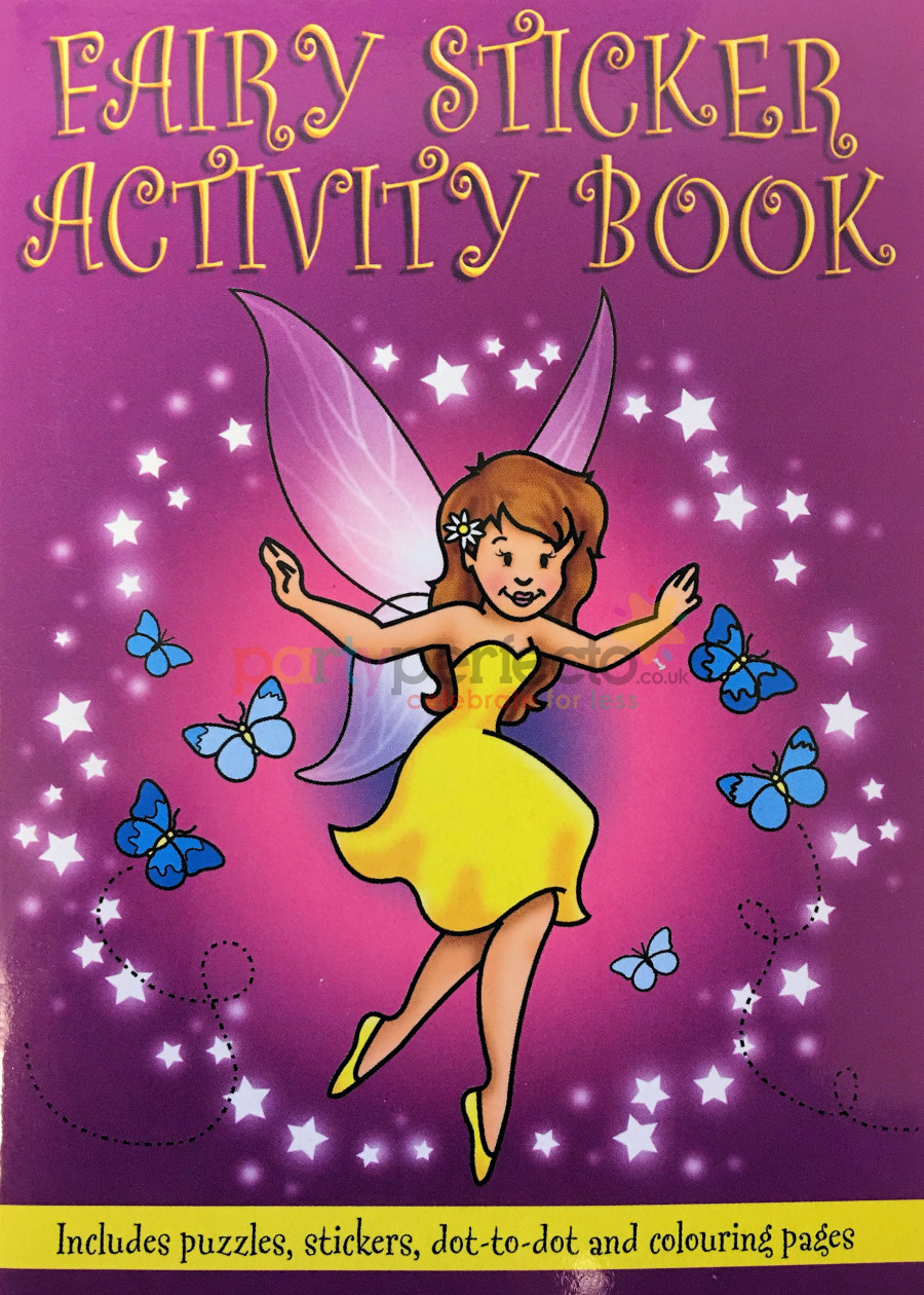6 Fairy Sticker Activity Books