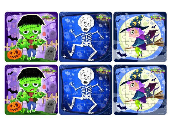 6 Halloween Jigsaw Puzzles