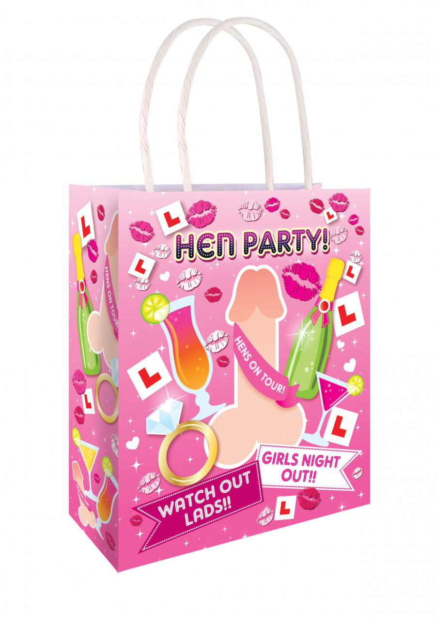 Click to view product details and reviews for 6 Hens On Tour Paper Bags.