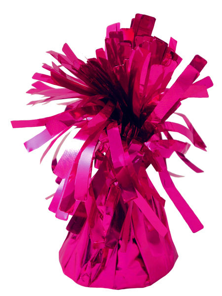 Click to view product details and reviews for 6 Hot Pink Foil Table Balloon Weights.