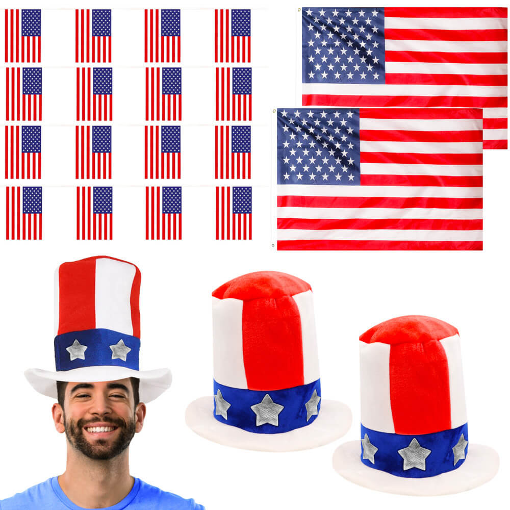6 Piece USA American Independence Day Set