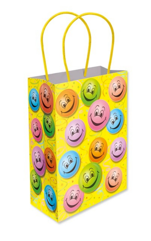 Click to view product details and reviews for 6 Smiley Paper Handle Bags.