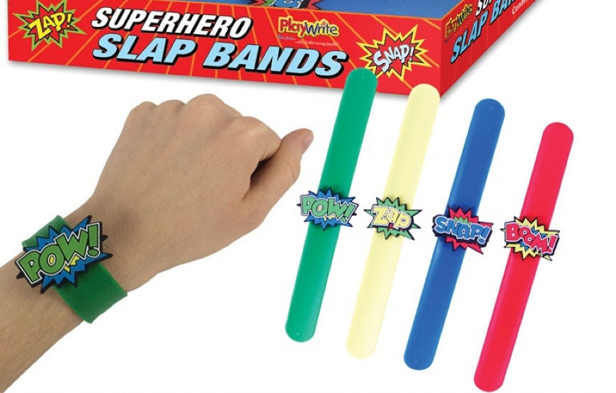 6 Super Hero Snap Bracelets