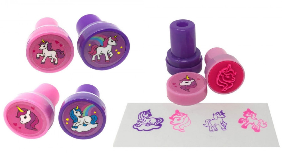 Click to view product details and reviews for 6 Unicorn Ink Stamps – Party Fun For Kids.