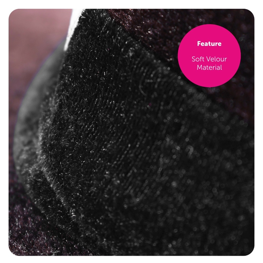 Slash Style Brown Velour Hat with Attached Hair