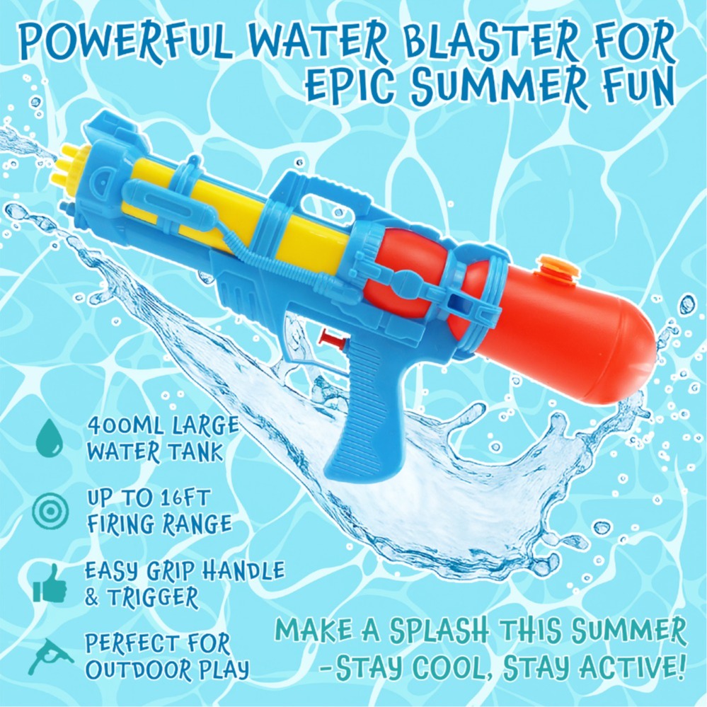Medium Water Gun Summer Pistol - 37X16CM / 14.5X6 inch