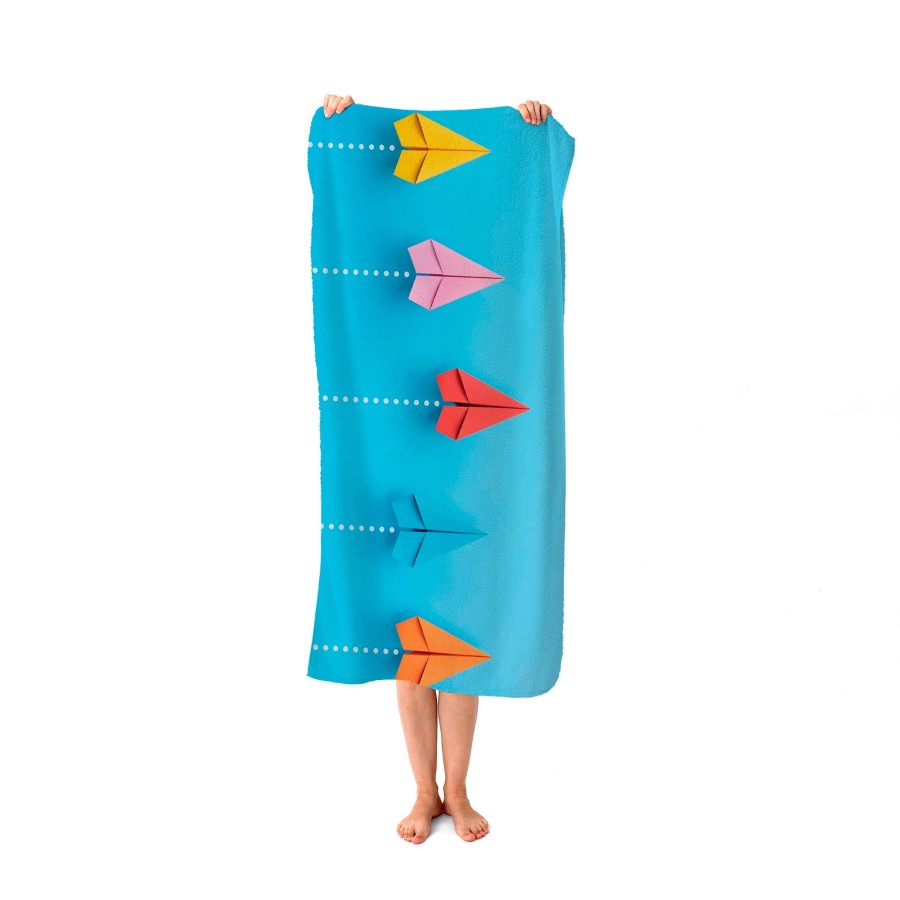 Click to view product details and reviews for Paper Aeroplanes Beach Towel.