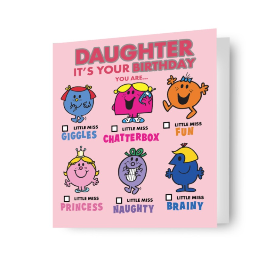Click to view product details and reviews for Mr Men Little Miss Daughter Birthday Card.