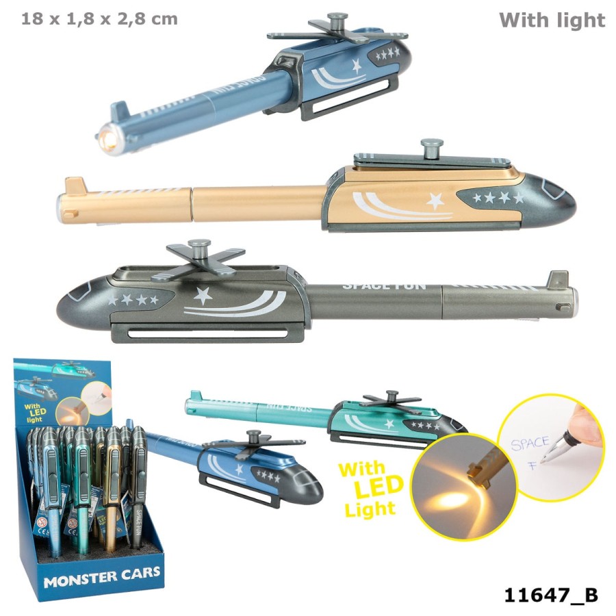 Monsters Cars Helicopter Ball Pen