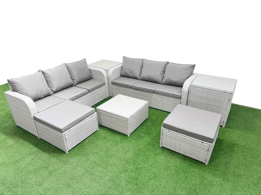 Click to view product details and reviews for Fimous Outdoor Garden Furniture Sets 8 Seater Wicker Rattan Furniture Sofa Sets With Square Coffee Table High Back Lounge Sofa 2 Big Footstool 2 Side. Click to view product details and reviews for Fimous Outdoor Garden Furniture Sets 8 Seater Wicker Rattan Furniture Sofa Sets With Square Coffee Table High Back Lounge Sofa 2 Big Footstool 2 Side.