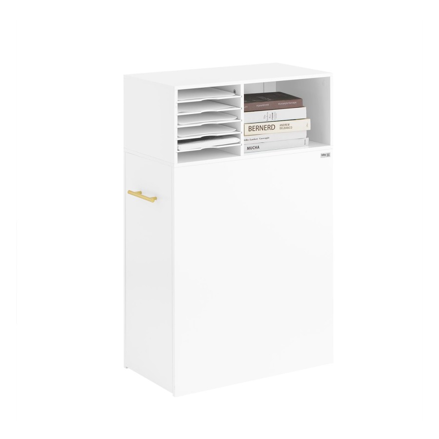 Click to view product details and reviews for Sobuy Ask12 W Home Office File Cabinet Printer Stand Desk Side Filing Cabinet Storage Cabinet White W60 X D33 X H100cm.