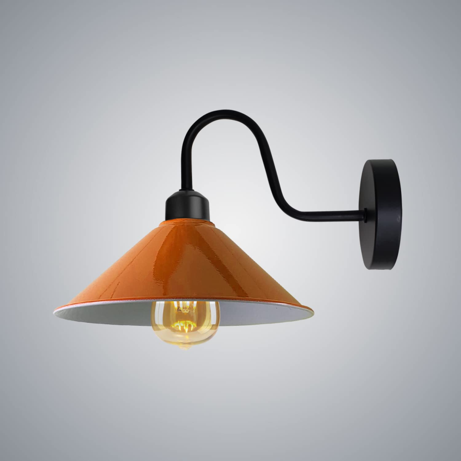 Industrial Hallway wall light fixtures~5519