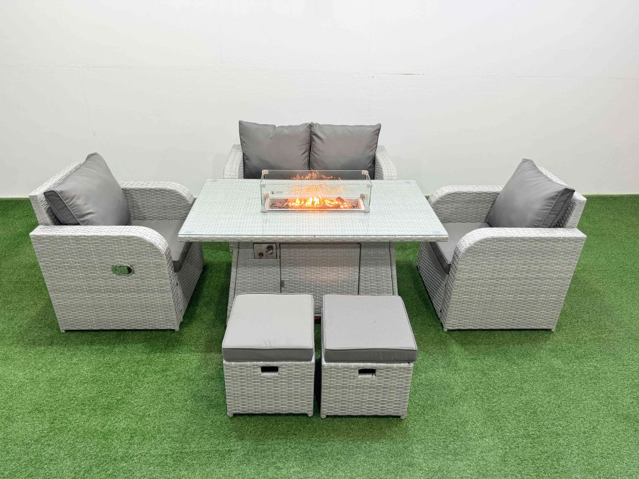 Click to view product details and reviews for Fimous Light Grey Pe Wicker Rattan Garden Furniture Set Sofa Set Reclining Chair Firepit Dining Table 6 Seater 2 Small Stools. Click to view product details and reviews for Fimous Light Grey Pe Wicker Rattan Garden Furniture Set Sofa Set Reclining Chair Firepit Dining Table 6 Seater 2 Small Stools.