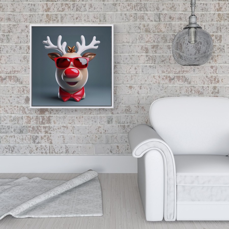 Click to view product details and reviews for Rudolph In Red Glasses Framed Canvas 16 X 16 White. Click to view product details and reviews for Rudolph In Red Glasses Framed Canvas 16 X 16 White.