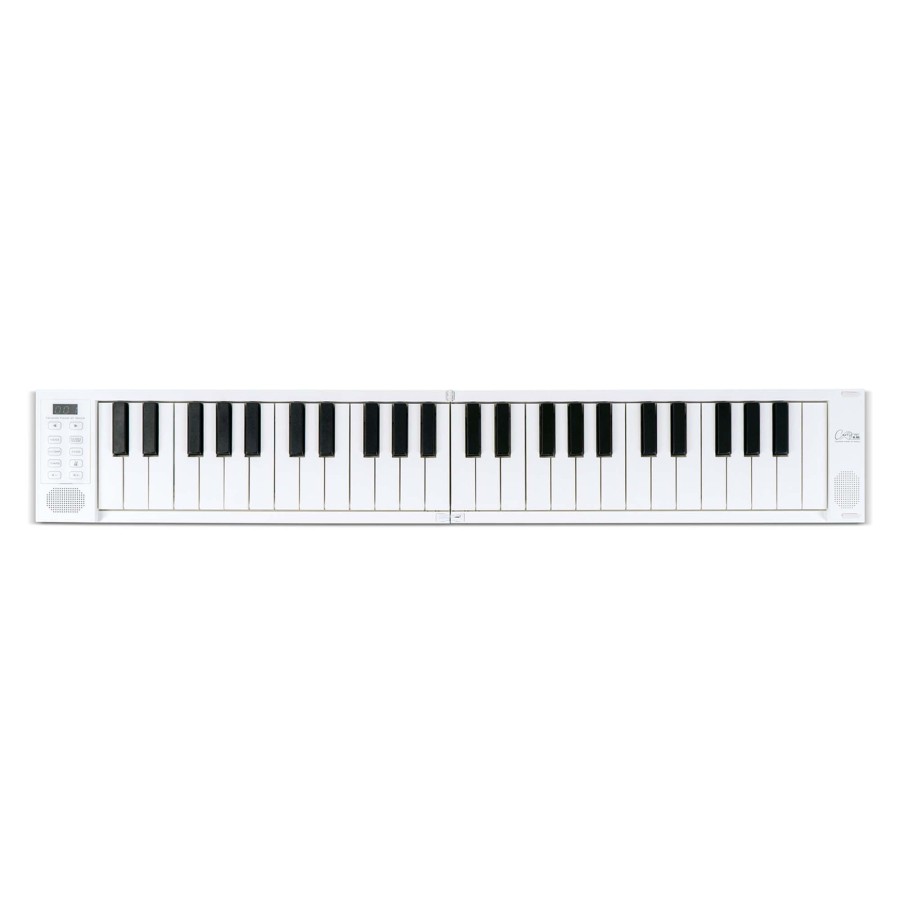Carry-On 49 Key Touch Sensitive Folding Piano - White